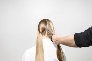 Flettede hårknuter Tutorial Step 5 Kerastase