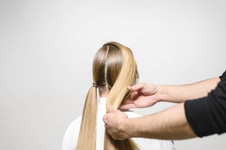 Flettede hårknuter Tutorial Step 6 Kerastase