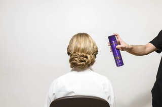 Braided Chignon Tutorial Step 7 Kerastase